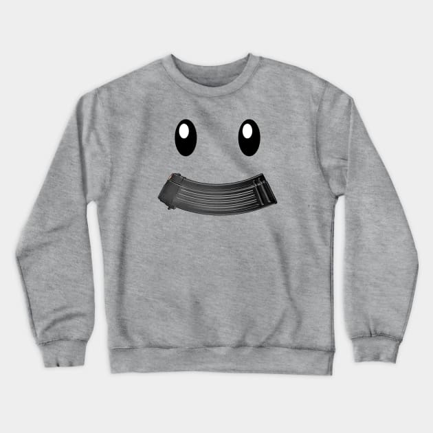 Banana Mag Smile Crewneck Sweatshirt by CCDesign